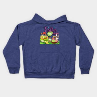 Easter Egg Hunt Kids Hoodie